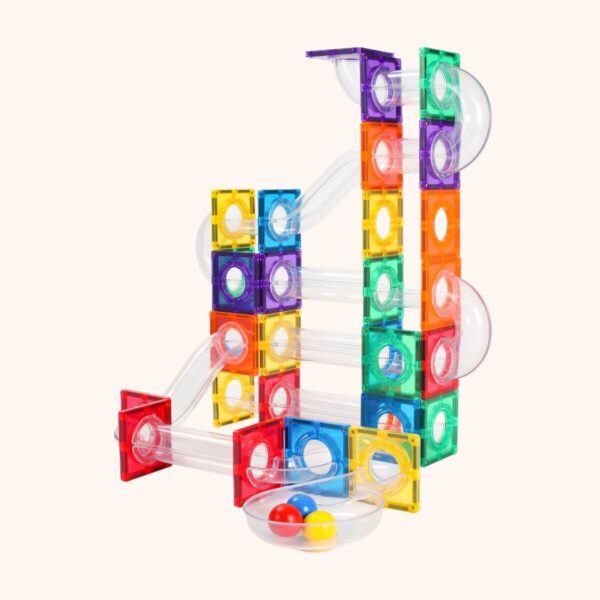 Magnetische Bouwblokken • Knikkerbaan • 100 Stuks