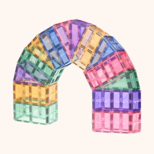 Magnetische Bouwblokken • Pastel • 100 Stuks