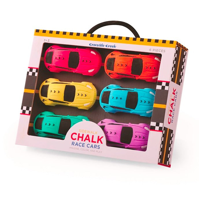 Chalk race cars stoepkrijt crocodile creek