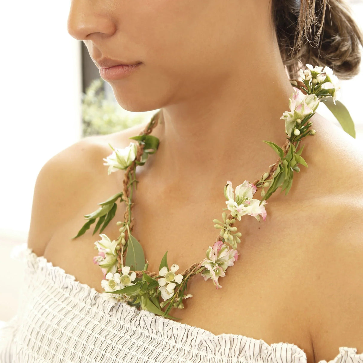DIY Bloemen Ketting