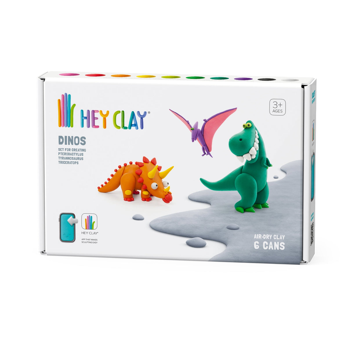 hey clay dino 6 cans