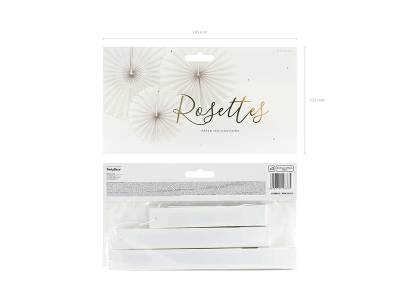Papieren Waaiers • Beige (3 stuks)