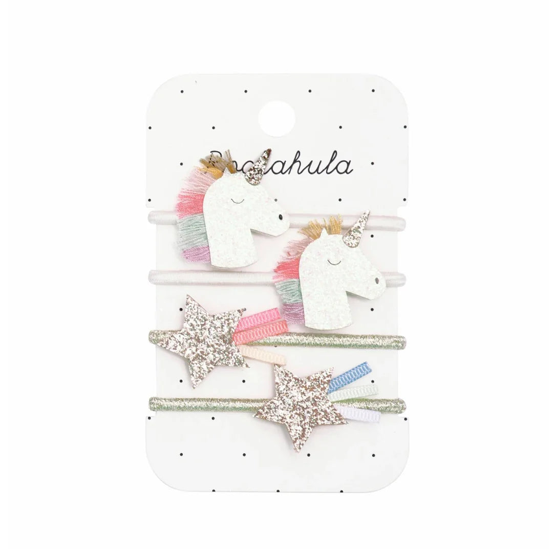 Haarelastieken • Unicorn (4 stuks)