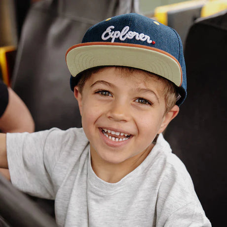 jeans pet hello hossy jongenspet donkerblauw explorer