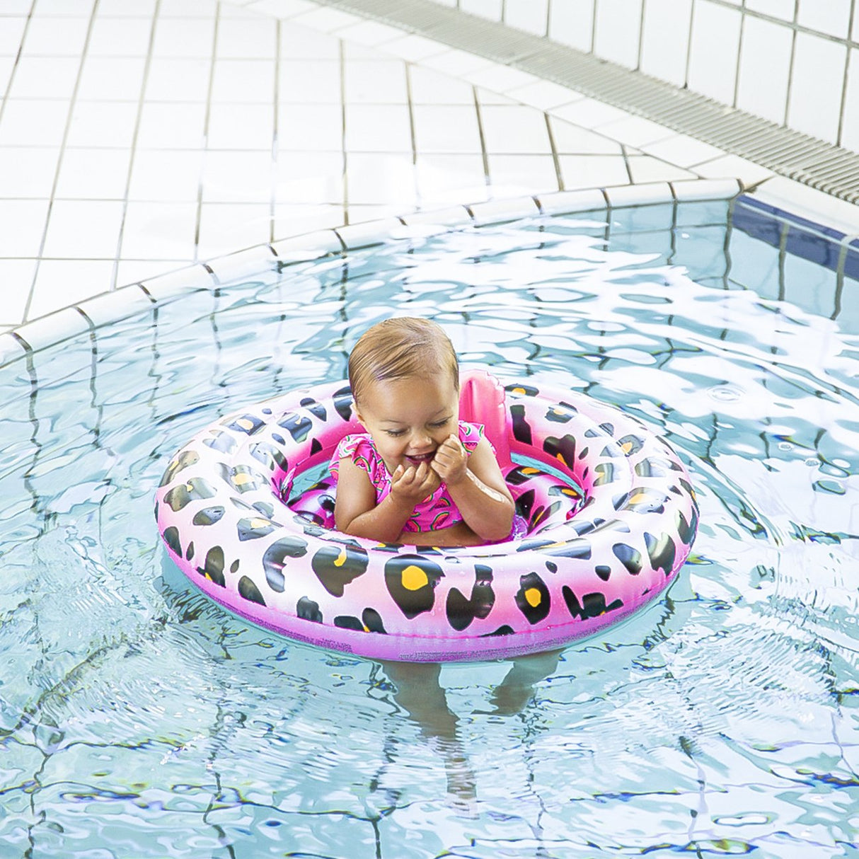Baby Float • Panterprint Rosé Goud • 0-1 jaar