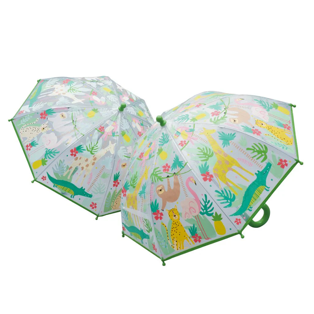Magische Paraplu • Jungel (verandert van kleur bij regen)