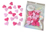 Fietskralen • Hartjes • Roze