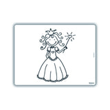 Herkleurbare Placemat • Harten Prinses