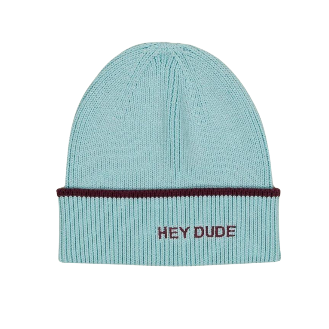 blauwe muts turqoise kindermuts hey dude chamaye