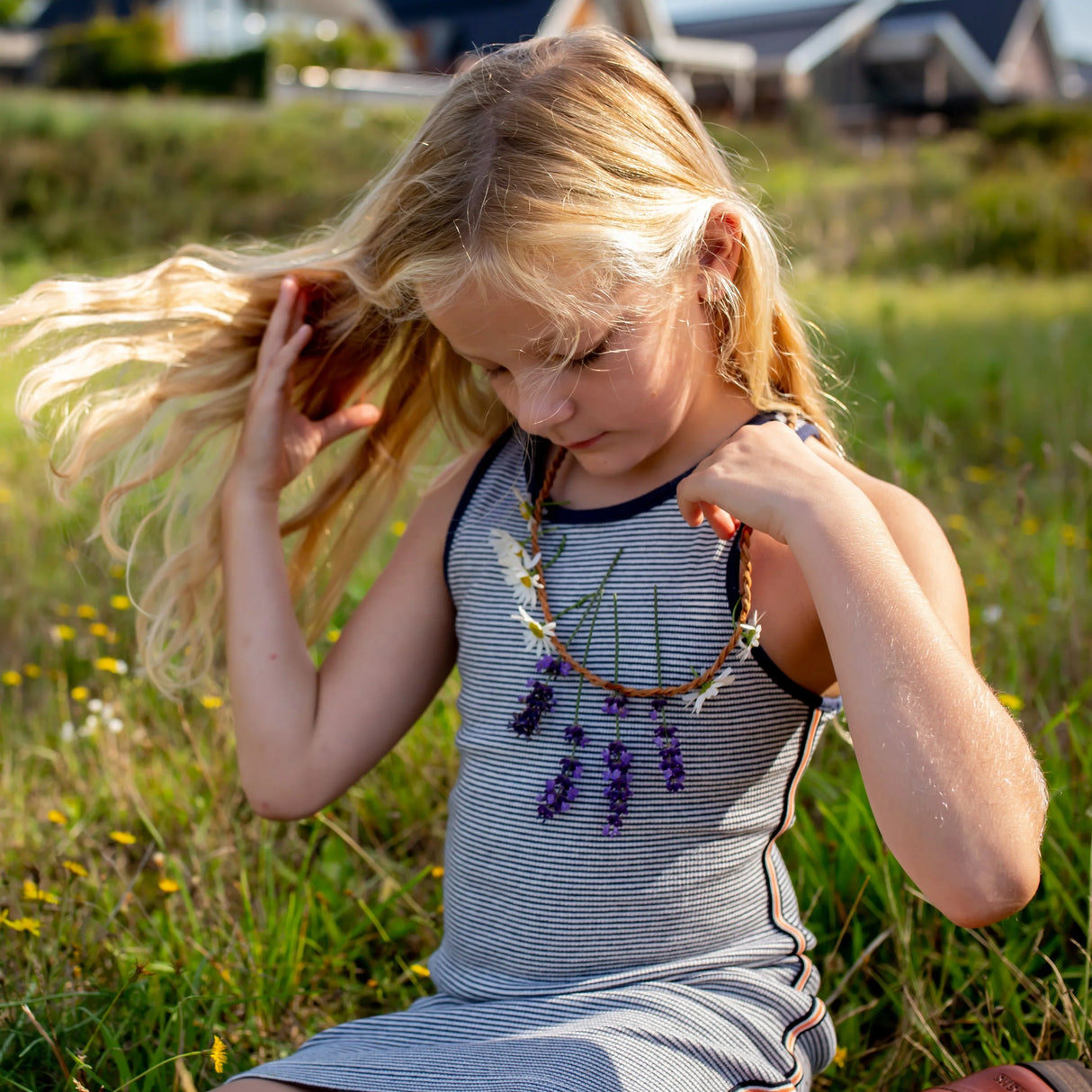 DIY Bloemen Ketting