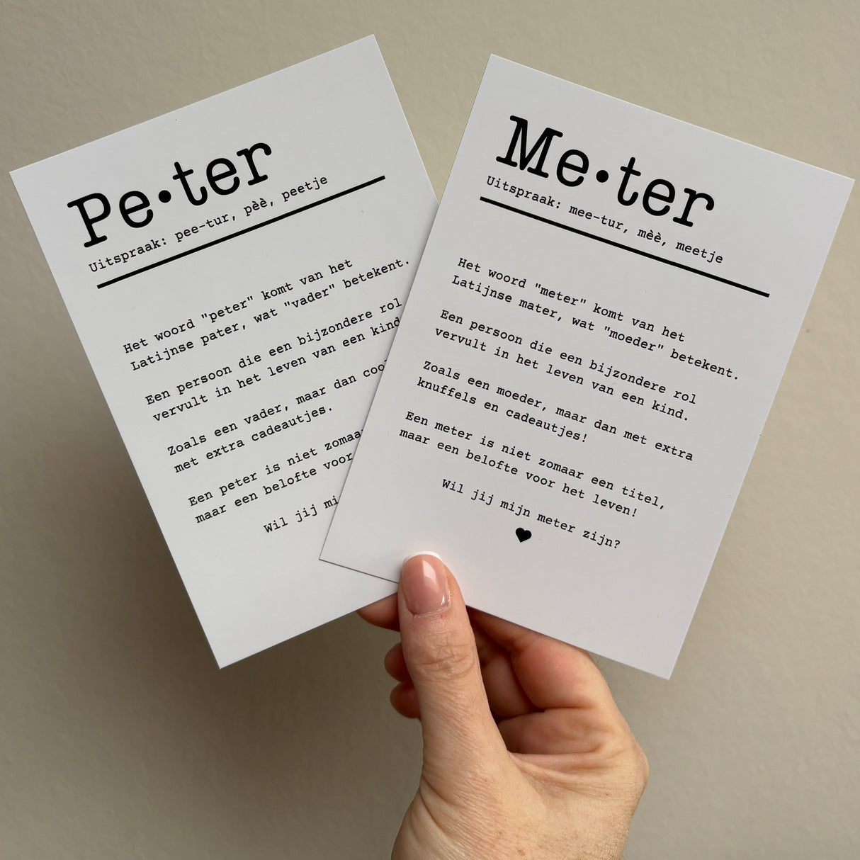 A6 Ansichtkaart • Peter