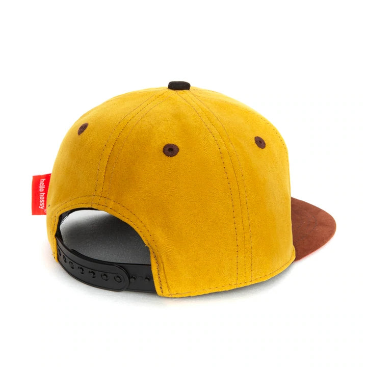 Pet Suede Mustard • Hello Hossy - Helloboy kinderpet oker bruin 