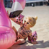 Zwembandjes Panter Rosé • 2-6 jaar