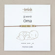 je wordt oma armband morse code