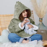 Dino Hoodie Plaid Helloboy groen green 