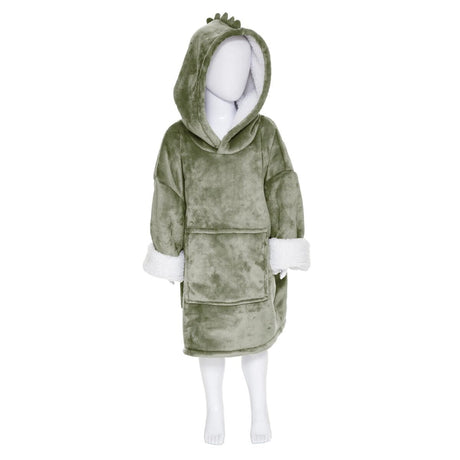 Dino Hoodie Plaid Helloboy groen green 