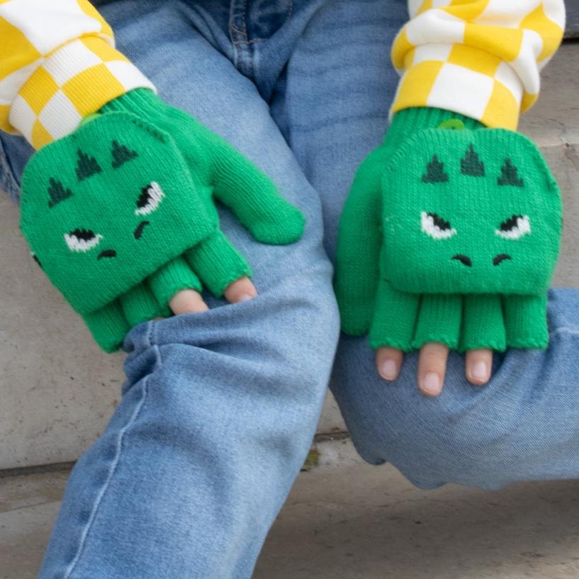 dino handschoenen groen