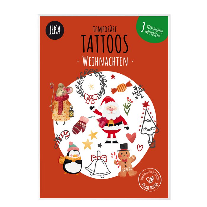 Kindertattoos • Kerst - Helloboy