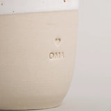keramische mok koffiemok koffietas oma keramiek beige 