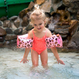 Zwembandjes Panter Rosé • 2-6 jaar