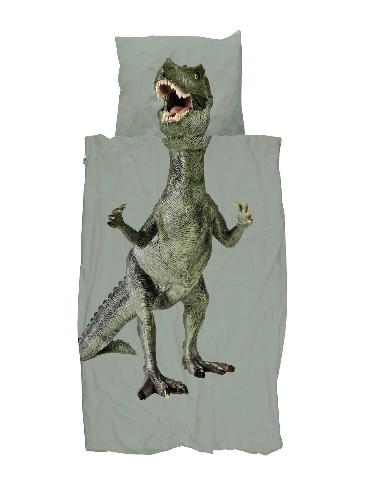 dekbed dino green groen snurk amsterdam eenpersoons kinderdekbed donsovertrek 